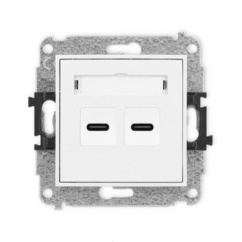 KARLIK MINI MGUSB-8 Gniazdo podwójne 2xUSB C-C