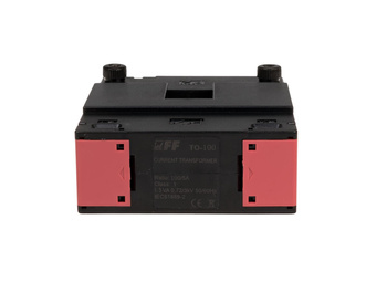 F&F Jednofazowy przekładnik prądowy TO-100 z otwieranym rdzeniem