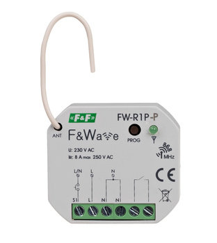 F&F przekaźnik radiowy wielofunkcyjny zdalnego systemu F&Wave FW-R1P-P