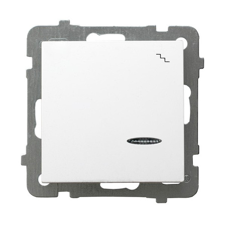 Ospel as ŁP-3GS/m/00 Łącznik schodowy z podświetleniem pomarańczowym