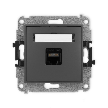 KARLIK ICON 28IGK-7  Gniazdo komputerowe pojedyńcze  1xRJ45