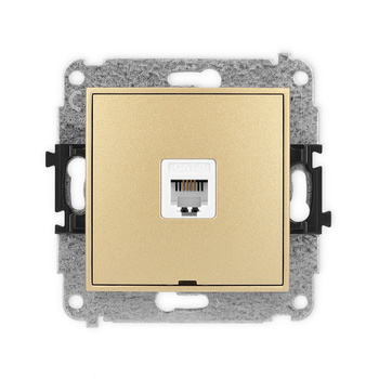 KARLIK ICON 29IGTBO-1  Gniazdo telefoniczne pojedyńcze  1xRJ11