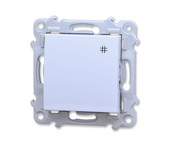 Ospel szafir łp-4z/m/00 włącznik krzyżowy łącznik biały