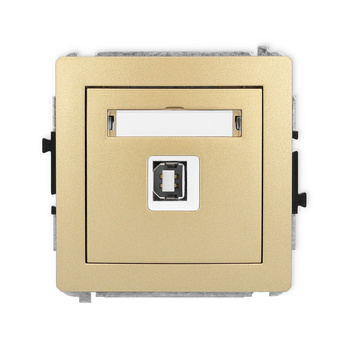 KARLIK DECO 29DGUSB-3  Gniazdo pojedyńcze  USB A-B 2.0