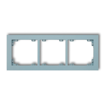 KARLIK DECO 48DR-3 Ramka uniwersalna potrójna z tworzywa DECO Pastel Matt