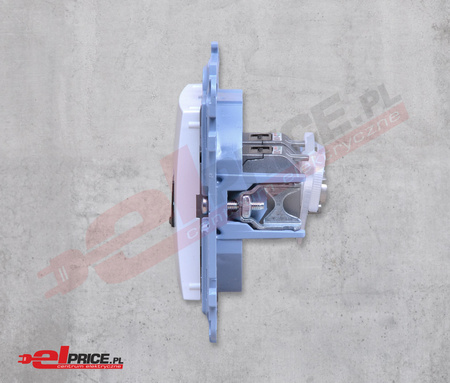 Kontakt simon 10 c62e.01/11 gniazdo komputerowe rj45 kat. 6 podwójne