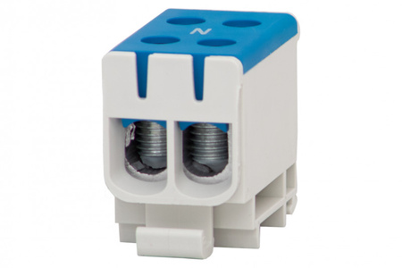 F-ELEKTRO F2.0294 LZ Listwa zaciskowa w korpusie ZU 1-torowa 2x50/2x50mm2-niebieska