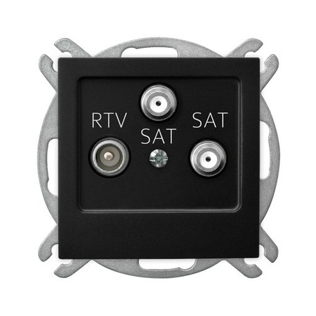 Ospel as GPA-G2S/m/33 Gniazdo RTV-SAT z dwoma wyjściami SAT