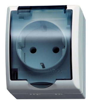 Ospel fala GNH-1HS/00/d Gniazdo pojedyncze z uziemieniem schuko