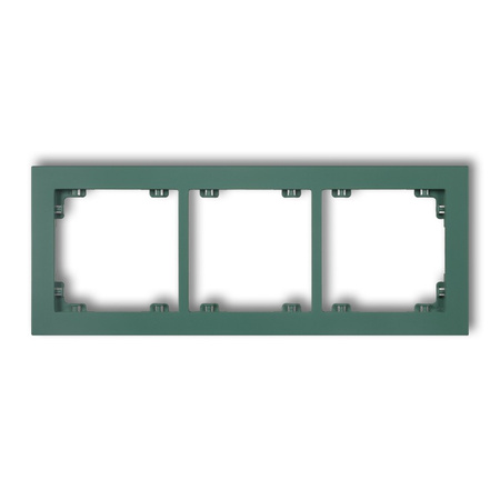 KARLIK DECO 51DR-3 Ramka uniwersalna potrójna z tworzywa DECO Pastel Matt