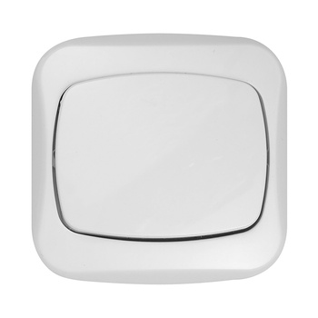 Łącznik p/t 10A, 250V, schodowy, ATUT, biały