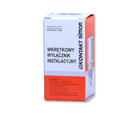 Bezpiecznik automatyczny kontakt simon 6a l-6a