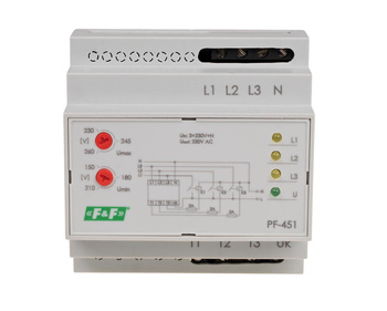 F&F Automatyczny przełącznik faz PF-451 bez fazy priorytetowej