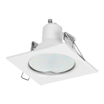 SUTRI SC ramka dekoracyjna oprawy punktowej, kwadratowa, stała, biała, MR16/GU10 max 50W