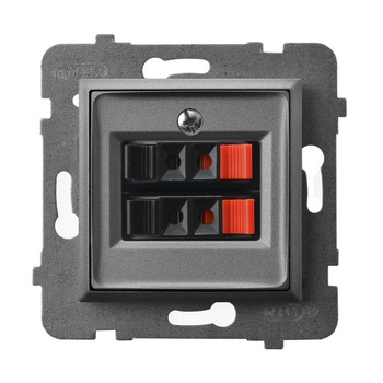 Ospel aria gg-2u/m/70 Gniazdo głośnikowe podwójne