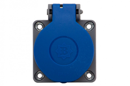 F-ELEKTRO Gniazdo tablicowe B 16A 250V 2P+Z IP44 71095