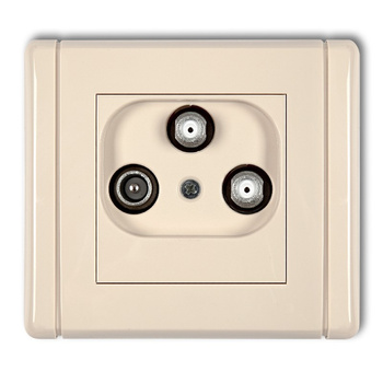 KARLIK FLEXI 1FGSN  Gniazdo abonenckie 2 wyjścia SAT + TV