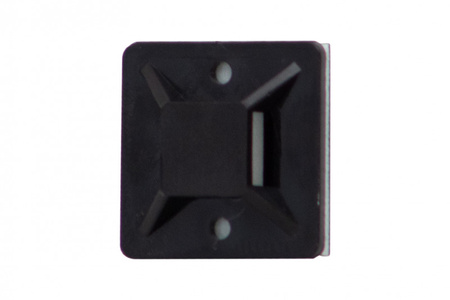 F-ELEKTRO F6.0167  Element mocujący opaski 25x25 mm czarny op.50szt.