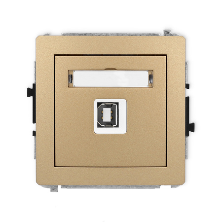 KARLIK DECO 8DGUSB-3 Gniazdo pojedyńcze USB A-B 2.0