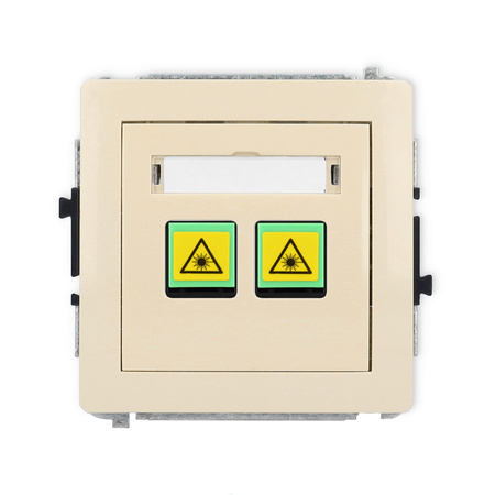 KARLIK DECO 1DGOP-2 Gniazdo światłowodowe optyczne podwójne