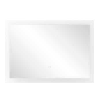 Lustro prostokątne poziome LED 70x50 cm (z wbudowanym włącznikiem, bez marginesu, 4000K)