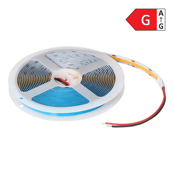 Taśma LED COB 12V, 480L/m, 850lm/m, 10W/m, IP20, 4000K, 5m