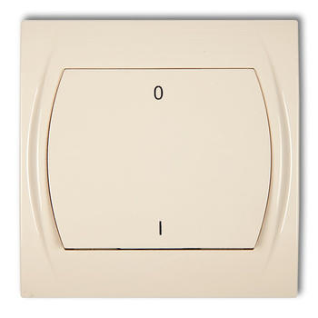 KARLIK LOGO 1LWP-9L Łącznik dwubiegunowy podświetlany