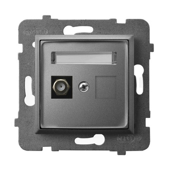 Ospel aria GPA-1UF/m/70 Gniazdo antenowe typu F pojedyncze