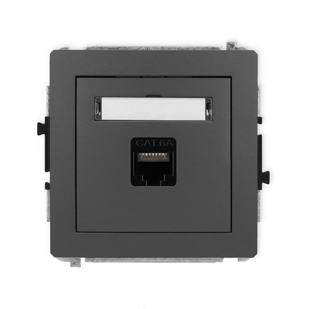 KARLIK DECO 28DGK-7 Gniazdo komputerowe pojedyńcze 1xRJ45