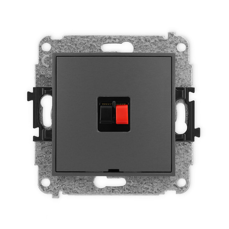 KARLIK ICON 28IGGBO-1  Gniazdo głośnikowe pojedyńcze