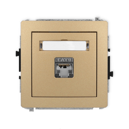 KARLIK DECO 8DGK-1e  Gniazdo komputerowe pojedyńcze  1xRJ45