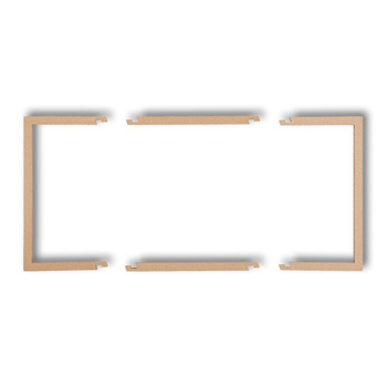 KARLIK prod. uzupełniające 8DRW-2 Ramka wypełniająca podwójna DECO