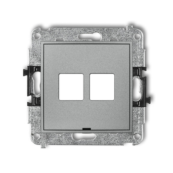 KARLIK MINI 7MGMBO-2P  Gniazdo multimedialne podwójnego bez modułu