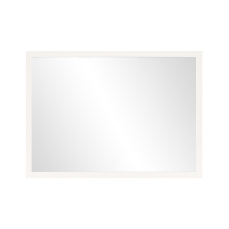 Lustro prostokątne poziome LED 120x60cm (z wbudowanym włącznikiem, bez marginesu, 4000K)