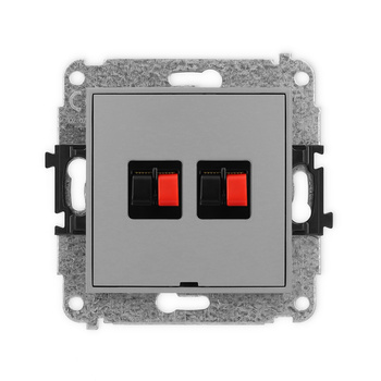 KARLIK ICON 27IGGBO-2  Gniazdo głośnikowe podwójne