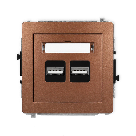 KARLIK DECO 9DCUSB-6  Ładowarka USB podwójna  2xUSB A