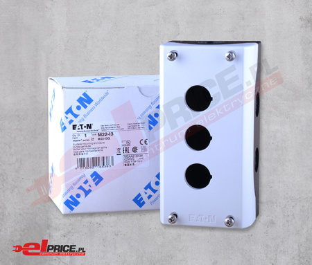 Eaton m22-i3 216538 obudowa kasety 3-otworowa 22mm ip67