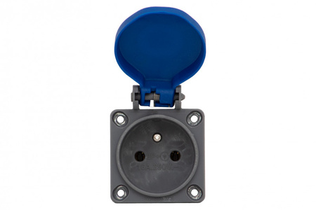 F-ELEKTRO Gniazdo tablicowe B 16A 250V 2P+Z IP44 71095