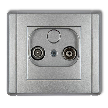 KARLIK FLEXI 7FG6K  Gniazdo abonenckie RTV końcowe w szeregu gniazd przelotowych 6dB