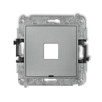 KARLIK ICON 7IGMBO-1P  Gniazdo multimedialne pojedynczego bez modułu
