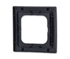 OSPEL AS RH-1G/33 Ramka pojedyncza do łączników IP44 czarny metalik