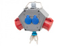 F-ELEKTRO F3.0790  Rozdzielnica  POLYBOX gn 2x16/5, 2x230V + 3xAIR