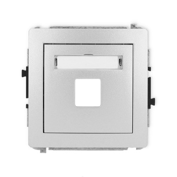 KARLIK DECO 7DGM-1P  Gniazdo multimedialne pojedynczego bez modułu (standard Keystone)