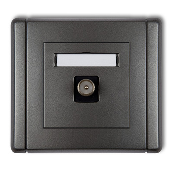 KARLIK FLEXI 11FGTV-1  Gniazdo antenowe pojedyncze TV