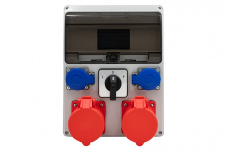 F-ELEKTRO F3.2604  Rozdzielnica LAGO 11M g/p 2x32/5, 2x230V, L/P(32A)