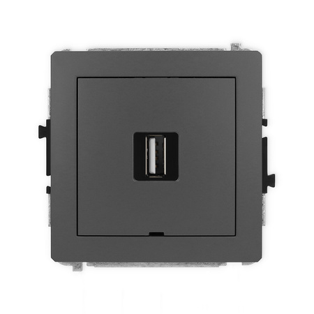 KARLIK DECO 28DGUSBBO-1  Gniazdo pojedyńcze  USB A-A 2.0