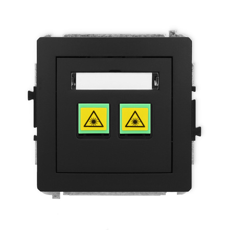 KARLIK DECO 12DGOP-2 Gniazdo światłowodowe optyczne podwójne