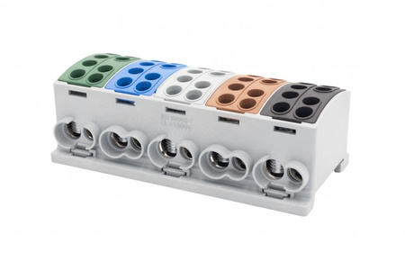 F-ELEKTRO Zacisk HLK 5x125A-2 )(3L+N+PE) Al/Cu F2.0388