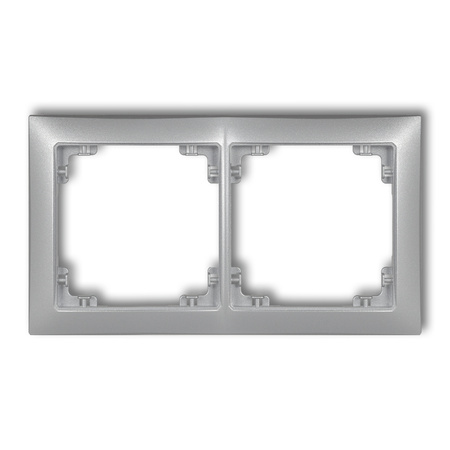 KARLIK DECO 7DRSO-2 Ramka uniwersalna podwójna z tworzywa DECO Soft