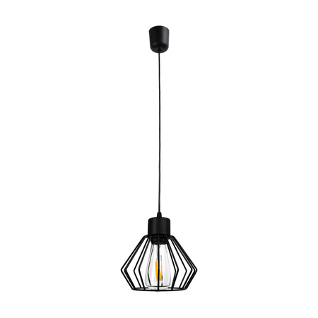 PINO lampa wisząca, moc max. 1x60W, E27, czarna